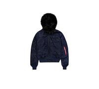 Alpha Industries Herren Bomberjacke 45P Hooded Custom ultra navy 3XL