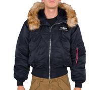 Alpha Industries Herren Bomberjacke CWU 45P Hooded rep.blue M
