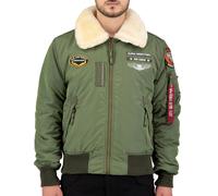 Alpha Industries Herren Bomberjacke Injector III Air Force sage-green 3XL