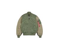 Alpha Industries Herren Bomberjacke MA-1 Camo Back Embroidery sage green 3XL