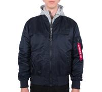 Alpha Industries Herren Bomberjacke MA-1 D-Tec rep.blue M