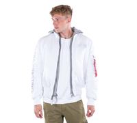 Alpha Industries Herren Bomberjacke MA-1 D-Tec SE white/reflective S