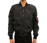 Alpha Industries Herren Bomberjacke MA-1 Emb. Logo Puffer black M