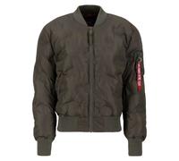 Alpha Industries Herren Bomberjacke MA-1 Emb. Logo Puffer dark olive 3XL
