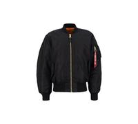 Alpha Industries - MA 1 Black - Jacke - Schwarz - L - 100% Polyester,100% Nylon,Synthetik Schwarz L
