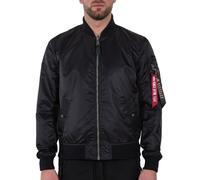 Alpha Industries Herren Bomberjacke MA-1 LW Project R black S
