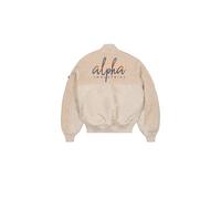 Alpha Industries Herren Bomberjacke MA-1 Teddy organic beige XXL