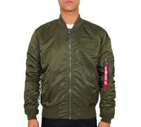 Alpha Industries Herren Bomberjacke MA-1 TT Custom dark green M