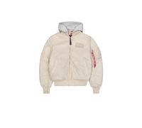 Alpha Industries Herren Bomberjacke MA-1 TT Hood Two Tone organic beige 3XL