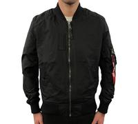 Alpha Industries Herren Bomberjacke MA-1 TT Ripstop black M