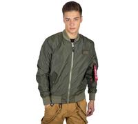 Alpha Industries Herren Bomberjacke MA-1 TTC dark olive M
