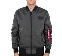 Alpha Industries Herren Bomberjacke MA-1 TTC greyblack S