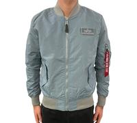 Alpha Industries Herren Bomberjacke MA-1 TTC greyblue S
