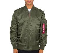 Alpha Industries MA-1 VF 59 Long Bomberjacke für Herren Dark Green