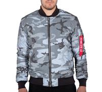 Alpha Industries Herren Bomberjacke MA-1 VF 59 Reflective Camo black camo XXL