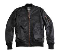 Alpha Industries Herren Bomberjacke MA-1 VF LW black/copper S