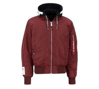 Alpha Industries Herren Bomberjacke MA-1 ZHP burgundy S