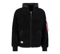 Alpha Industries Herren Bomberjacke Teddy Nylon ZH black