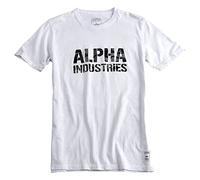 ALPHA INDUSTRIES Herren Camo Print T Kurzarm Shirt