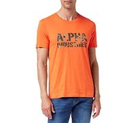 ALPHA INDUSTRIES Herren Camo Print T Kurzarm Shirt