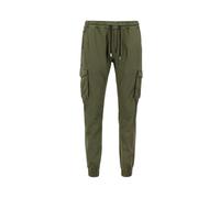 Alpha Industries Cotton Twill Jogger Freizeithose für Herren Dark Olive
