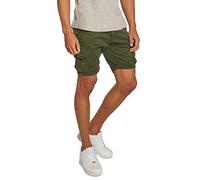Alpha Industries Herren Crew Short Patch Für Cargos, Dark Olive, 32 EU