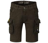 Alpha Industries Herren Crew Short Patch Für Cargos, Greyblack, 34 EU