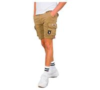 Alpha Industries Crew Patch Shorts Größe 31 Beige