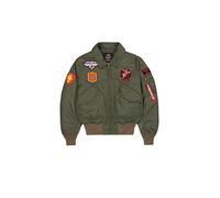 Alpha Industries Herren CWU-45/P Devils Brigade Bomberjacke, Dark Olive, XL