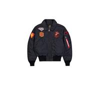 Alpha Industries Herren CWU-45/P Devils Brigade Bomberjacke, Iron Grey, XXL