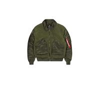 Alpha Industries Herren CWU-45/P Teddy MOD Bomberjacke, Dark Olive, M