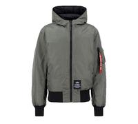 Alpha Industries Herren Daunenjacke Hooded Puffer FD Rev. vintage green 3XL