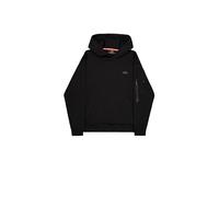 Alpha Industries Dye To Match Mid Logo Hoodie Größe L Schwarz