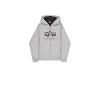 Alpha Industries Herren Fleece Sherpa Hoodie, Grey Heather, XL