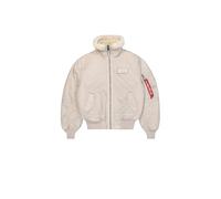Bomberjacke ALPHA INDUSTRIES "Alpha Industries Men - Bomber Jackets B-15 III TT Two Tone", Herren, Gr. XL, beige (organic beige), Obermaterial: 100% Nylon, Futter: 100% Polyester, Ärmelfutter: 100% Ny