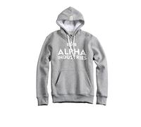 Alpha Industries Foam Print Hoody Kapuzensweat für Herren Grey Heather
