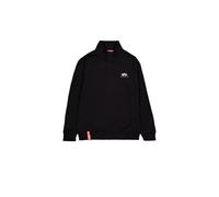 Alpha Industries Herren Half Zip Sweater Small Logo black 3XL