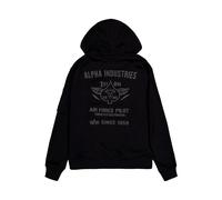 Hoodie ALPHA INDUSTRIES "Alpha Industries Men - Hoodies Air Force Hoody" Gr. 2XL, schwarz (black) Herren Sweatshirts (28847766-XXL) black