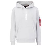 Kapuzensweatshirt ALPHA INDUSTRIES "Alpha PP Hoody", Herren, Gr. S, grau (pastel grau), Sweatware, Obermaterial: 80% Baumwolle, 20% Polyester, unifarben, regular fit hüftlang, Rundhals, Sweatshirts (2