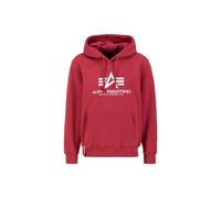 Alpha Industries Herren Hoodie Basic Logo rbf red M