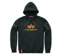 Alpha Industries Herren Hoodie Basic Logo verschiedene Farben dark petrol M