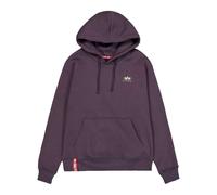 Alpha Industries Herren Hoodie Basic Small Logo plum S