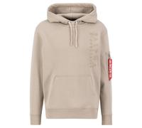 Alpha Industries Herren Hoodie EMB vintage sand XXL