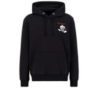 Alpha Industries Herren Hoodie Flying Buzz SL black S