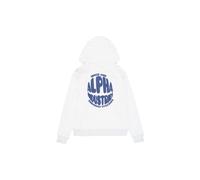 Alpha Industries Herren Hoodie Logo BP pastel grey melange XL