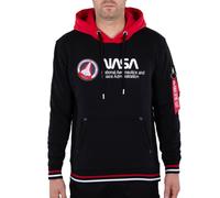 Alpha Industries Herren Hoodie NASA Retro black M