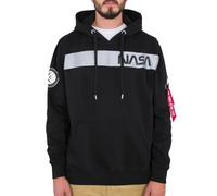 Alpha Industries NASA RS Hoodie, schwarz, Größe S
