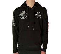 Alpha Industries Herren Hoodie NASA Voyager black/black S