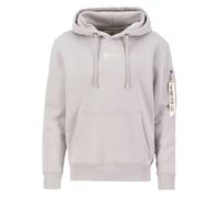 Alpha Industries Organics EMB Hoody Kapuzensweat für Herren Organic Grey