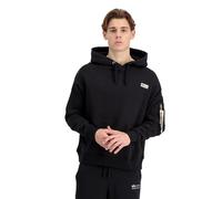 Alpha Industries Herren Hoodie Organics OS organic black S
